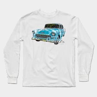 1955 Chevrolet Bel Air 4 Door Sedan Long Sleeve T-Shirt